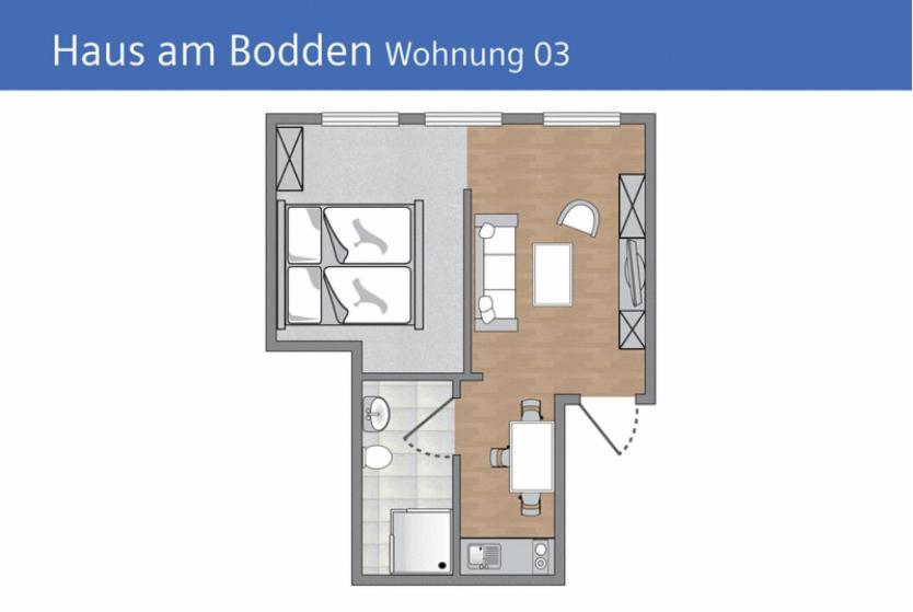 Apartament Haus Am Bodden Groß Zicker Pokój zdjęcie